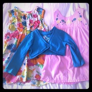 Bundle of 8 Adorable Summer Dresses Plus Shrug